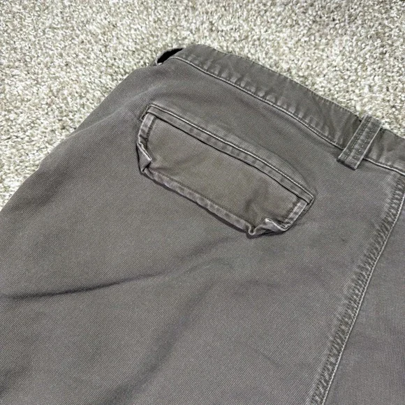 Vintage American Eagle Brown Cargo Pants Faded Y2k Essential Style Baggy 36/31 - Picture 12 of 12
